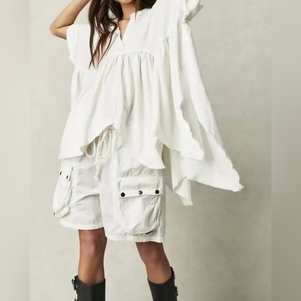 Free people Sugar Rush Babydoll T-shirt.